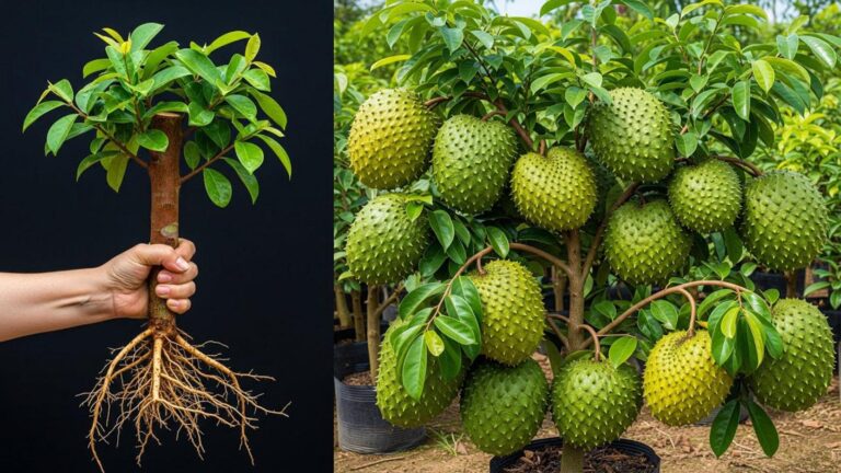 One simple trick to turn any seed into a thriving soursop tree fast…