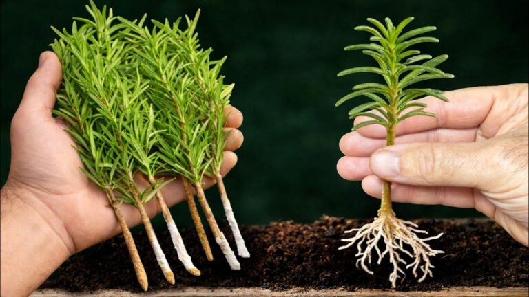 This simple method transforms a sprig of rosemary into a thriving garden…