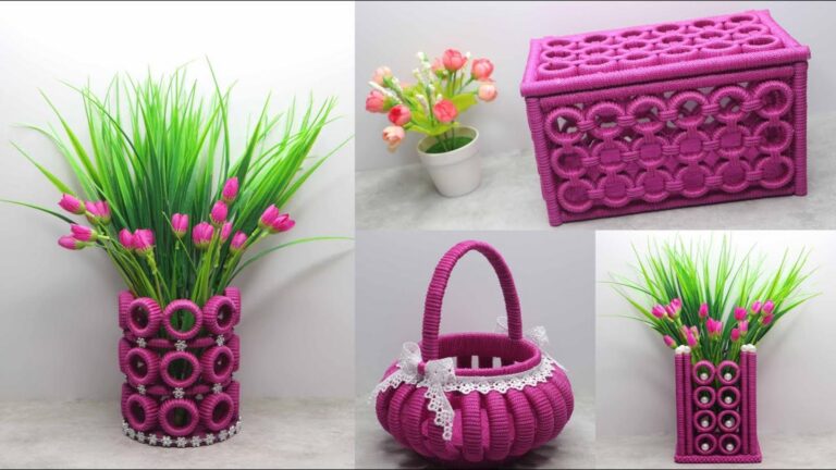 This simple project transforms plastic caps into stunning home decor…