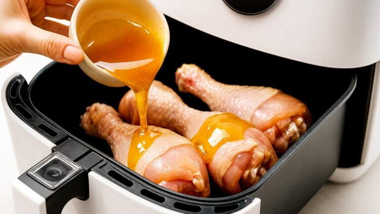 This simple trick makes air-fried chicken legs crispy and juicy like never before…