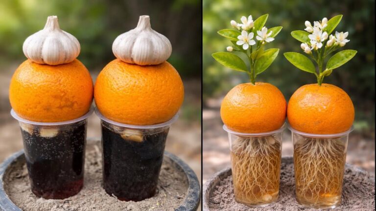 This forgotten trick turns orange peels into thriving plants… you won’t want to miss it!
