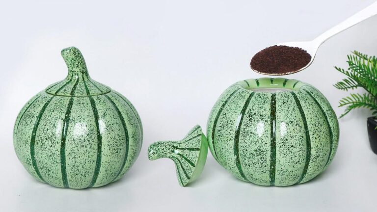 Transform your space with this simple DIY sugar pot that looks like ceramic…