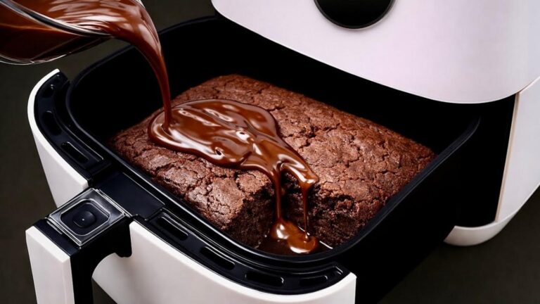 This simple method turns chocolate into a warm dessert in your air fryer…