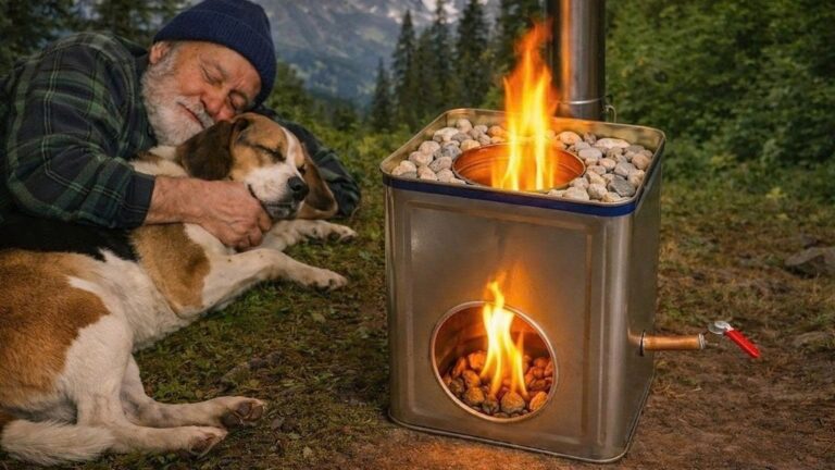 10 Easy Steps to Create a DIY 3-in-1 Stone Stove for Free Home Heating