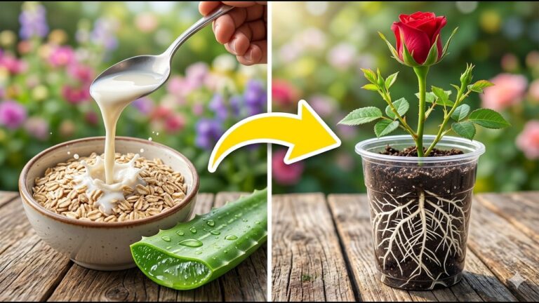 Grow 500% More Roots Overnight: Just One Spoon of This Secret for Rose Cuttings!