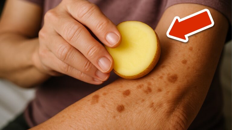 Remove Age Spots in 20 Minutes with Potato & Ginger – Quick & Easy Solution!