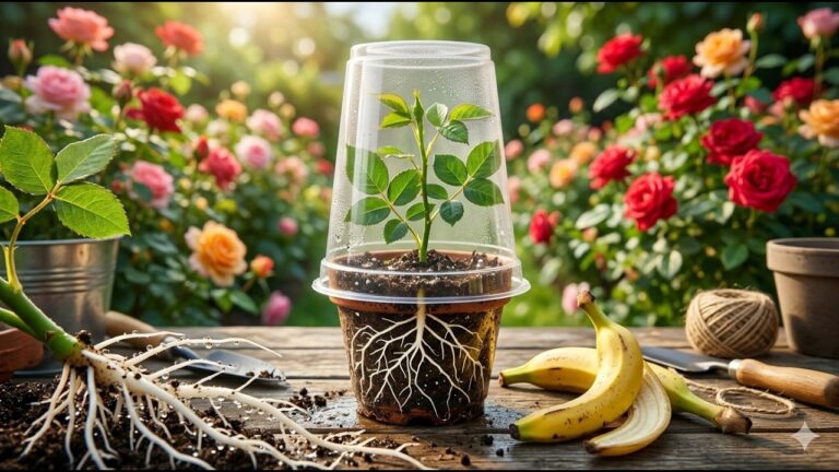 5 Surprising Benefits of Using Banana Peel for Rose Cuttings! 🌹