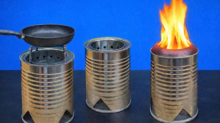 7 Simple Steps to Make a DIY Stove from Old Tin Cans – No Gas Needed!