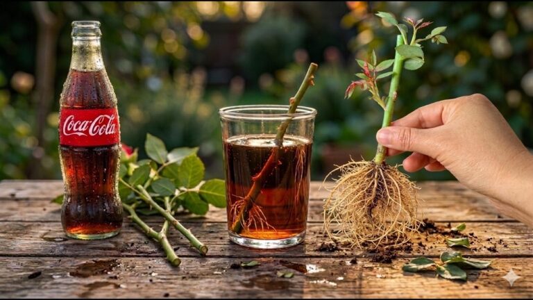 I Tested 7 Rose Cuttings with Coca-Cola and the Results Will Shock You! 🌹
