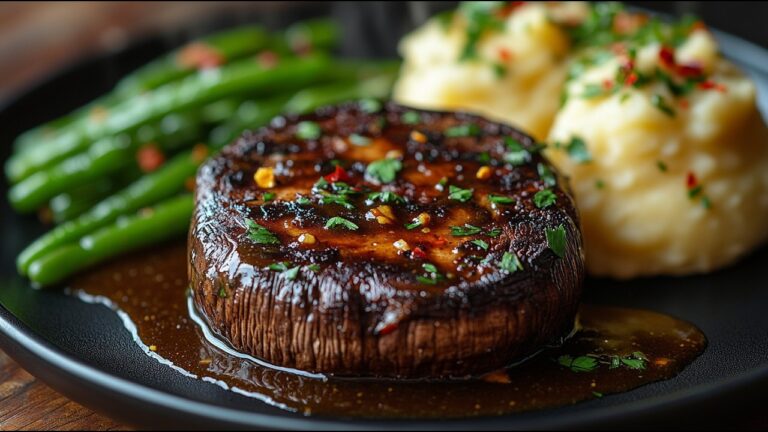 10-Minute Vegan Mushroom Steak with Dark Gravy You’ll Love