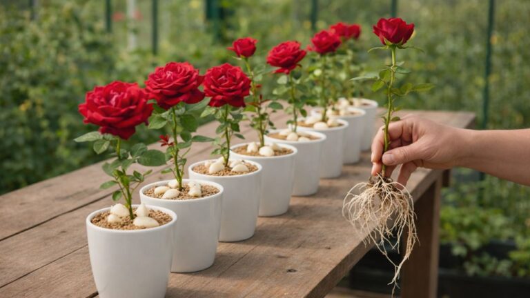 5 Secrets to Rooting Rose Cuttings with Garlic for Stronger Growth