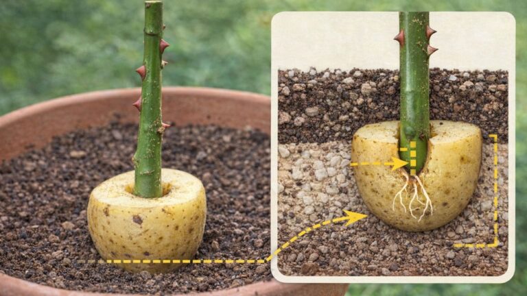 Root Roses in Potatoes: 14 Days to Stunning Plants Without Soil or Hormones!