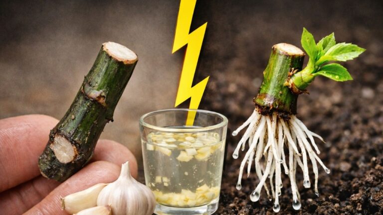 Root Rose Cuttings 10X Faster with This One Garlic Trick!