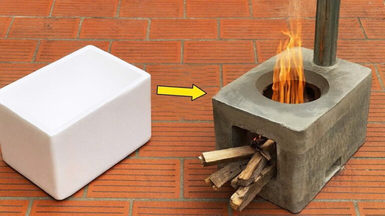 9 Steps to Build a Smokeless DIY Cement Rocket Stove for Camping Fun