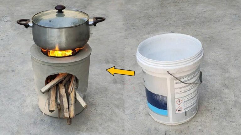 10 Steps to Create a DIY Cement Bucket Wood Stove for Ultimate Winter Warmth