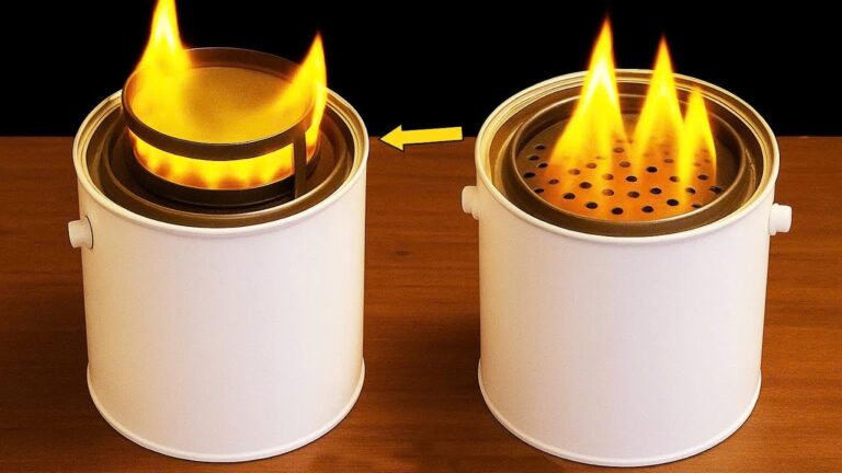 5 DIY Stoves to Keep You Warm for Free This Winter – Perfect for Camping and Survival!
