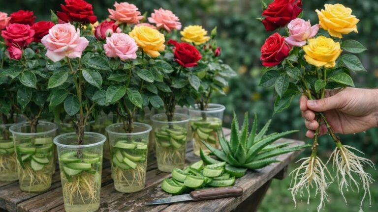 Root 7 Rose Cuttings Fast with This Simple Trick! 🌹