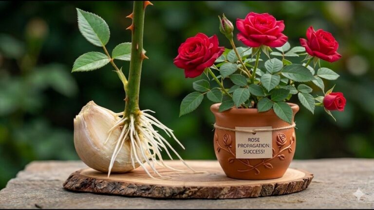 5 Easy Steps to Grow Stunning Roses from Garlic Cuttings