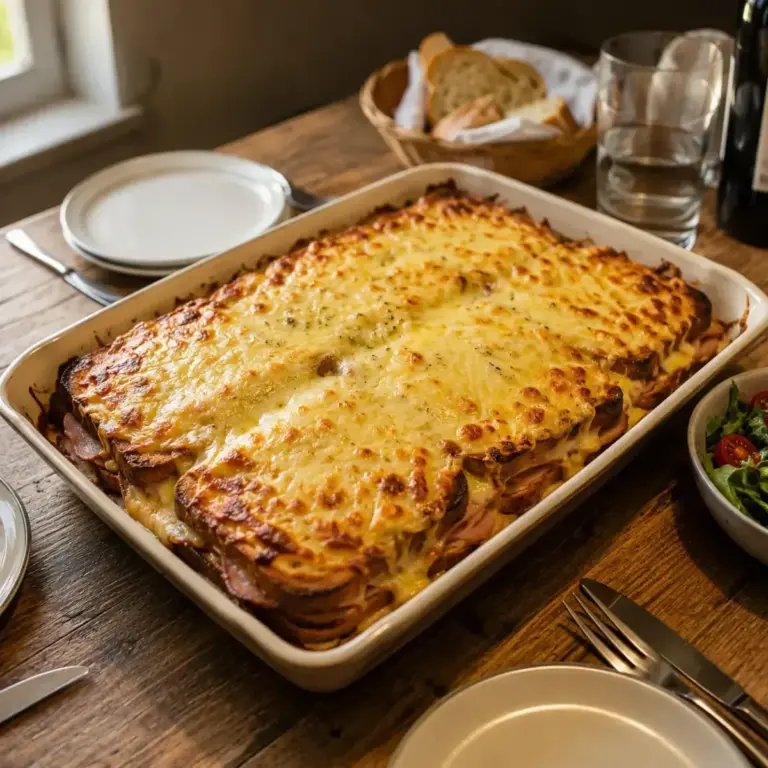 Giant Baked Croque Monsieur: The Ultimate Sharing Recipe
