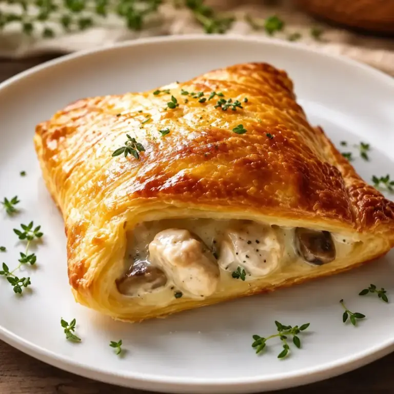 Creamy Chicken and Mushroom Puff Pastry Recipe You’ll Love