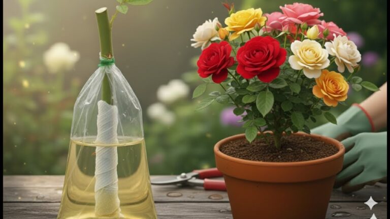 Root Rose Cuttings in 1 Easy Step and Watch Them Thrive!