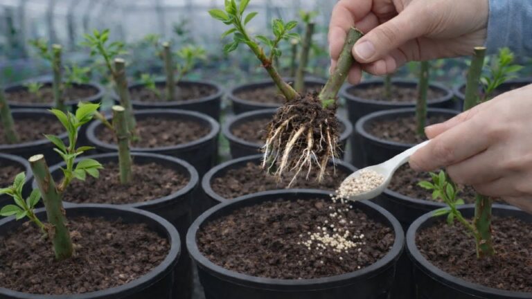 Root 5 Rose Cuttings Fast with Just One Spoon – Discover the Secret Gardeners Love!