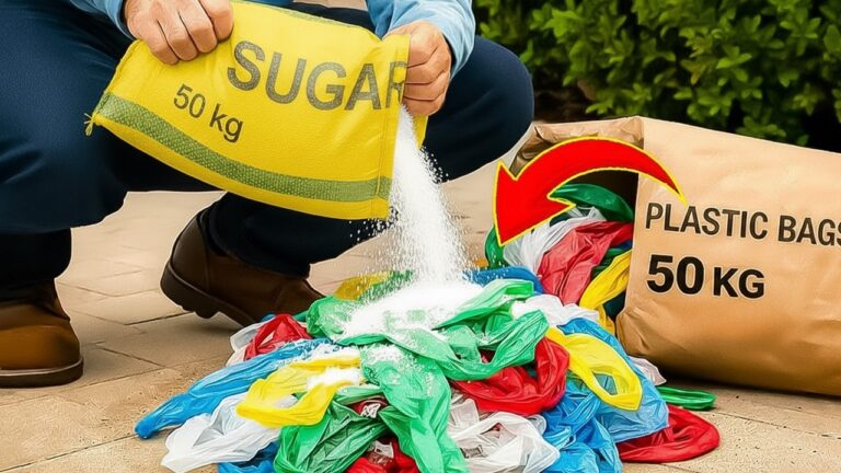 Mix 5 Plastic Bags with Sugar for a Shocking Discovery!