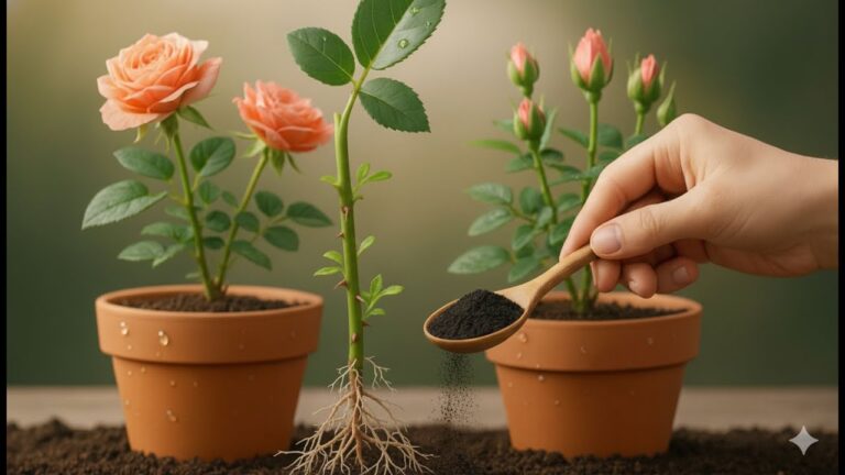 1 Spoon to Root Rose Cuttings: Watch Them Bloom Like Crazy!