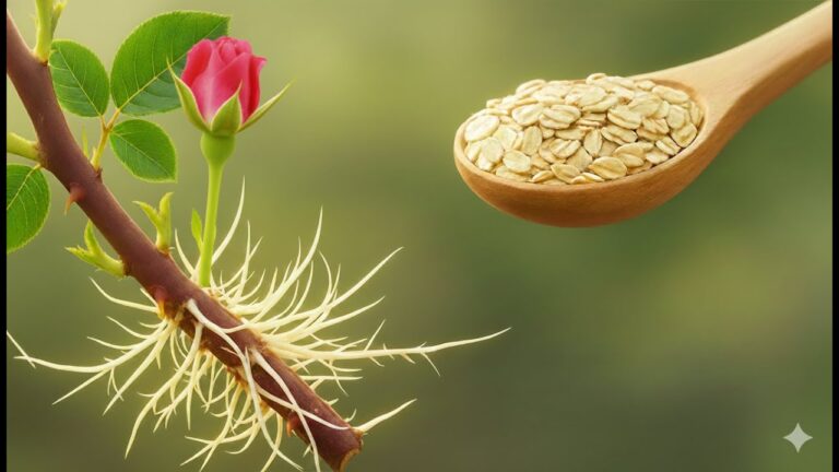 Grow 1001 Roots Overnight with Just 1 Teaspoon of Oats! Discover How Now!