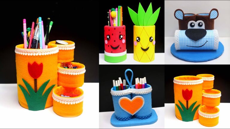 5 Creative DIY Pencil Holder Ideas Using Plastic Bottles You’ll Love!