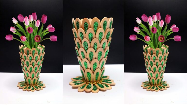 10 Creative Ice Cream Stick Vase Ideas You Can Make Today!