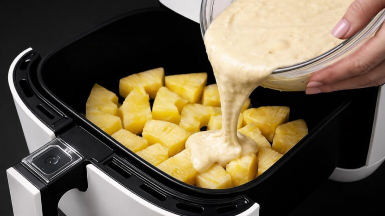 5-Minute Airfryer Pineapple Cake Recipe That Will Blow Your Mind! 🍍✨