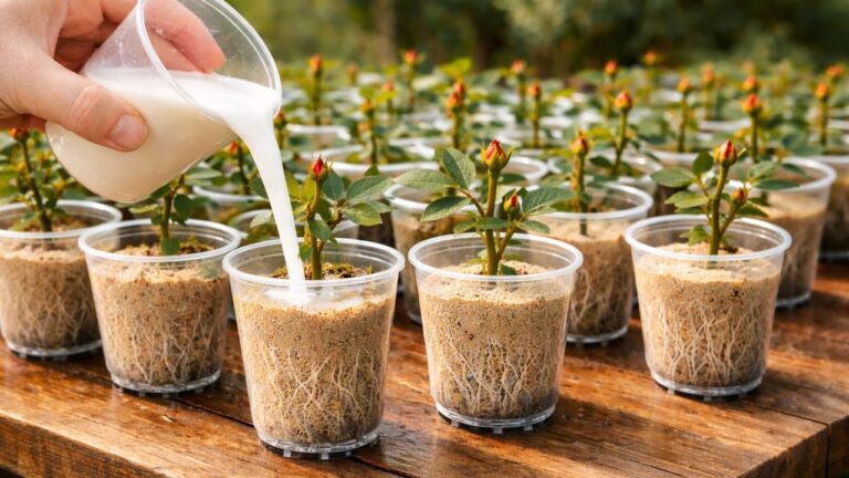Root Roses Overnight: 1 Cup Trick for 100% Natural Growth! 🌹