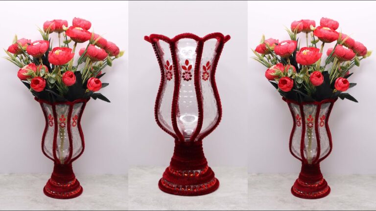 7 Stunning Ways to Make Beautiful Flower Vases from Recycled Plastic Bottles