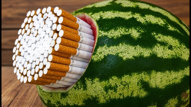 Transform 1 Watermelon into 10 Cigarettes: A Clever Summer Trick!