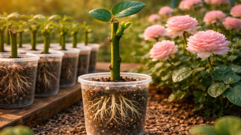 Root 5 Rose Cuttings Overnight with This Simple Miracle Method! 🌹