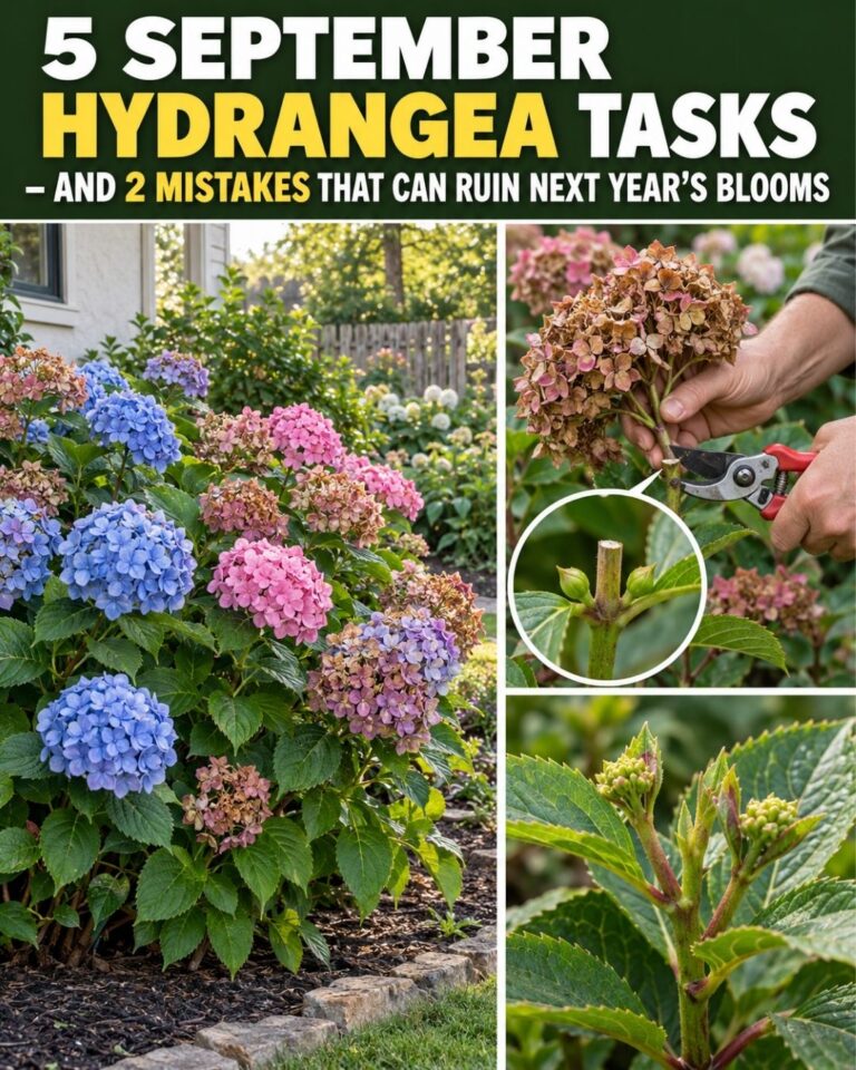 5 September Hydrangea Jobs — Plus 2 Mistakes That Can Cost Next Year’s Blooms